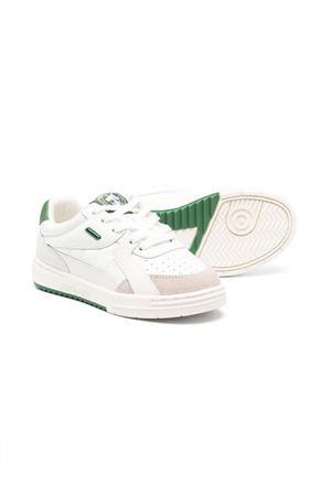 white leather sneakers PALM ANGELS KIDS | PBIA014F23LEA00010155